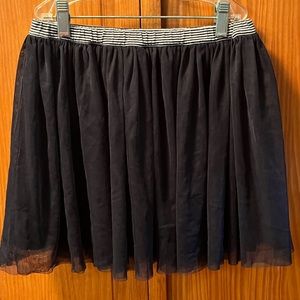 PETIT BATEAU Navy Tulle skirt